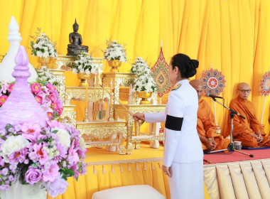 ร่วมพิธีเจริญพระพุทธมนต์ ทำบุญตักบาตรและปล่อยพันธุ์สัตว์น้ำ ... พารามิเตอร์รูปภาพ 1