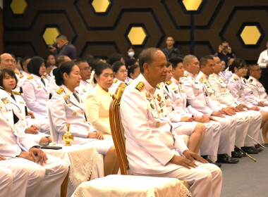 เข้าร่วมพิธีทำบุญตักบาตรถวายพระกุศลและพิธีถวายพระพรชัยมงคล ... พารามิเตอร์รูปภาพ 6